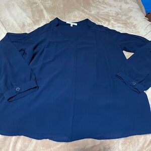 Naked Zebra Deep Blue Blouse L